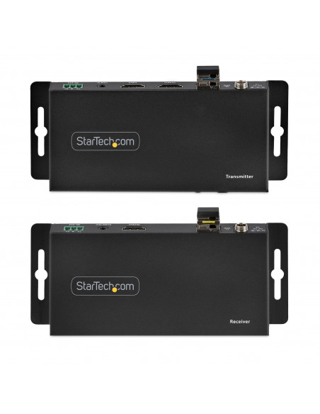 StarTech.com Kit Extender HDMI su fibra ottica LC, 4K 60Hz fino a 1km (Single Mode) o 300m (Multimode) - Estensore HDMI, HDR, HD