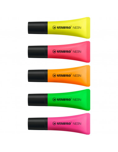 STABILO NEON evidenziatore 1 pz Punta smussata Giallo
