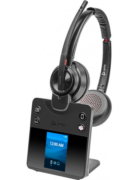 POLY Cuffie stereo per ufficio Savi 8420 DECT 1880-1900 Mhz certificate per Microsoft Teams