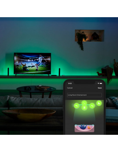 Philips Hue Play HDMI Sync Box - Sincronizza l'illuminazione con musica film e giochi