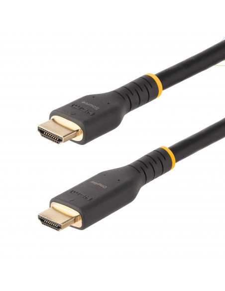 StarTech.com Cavo HDMI attivo da 10 m con Ethernet - HDMI 2.0 4K 60Hz UHD - Cavo HDMI 4K robusto con fibra aramidica - Robusto c