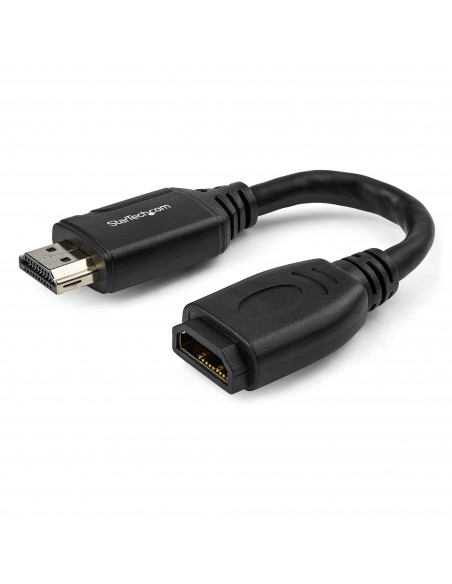 StarTech.com Cavo HDMI 2.0 prolunga salvaporta da 15cm - 4K 60Hz