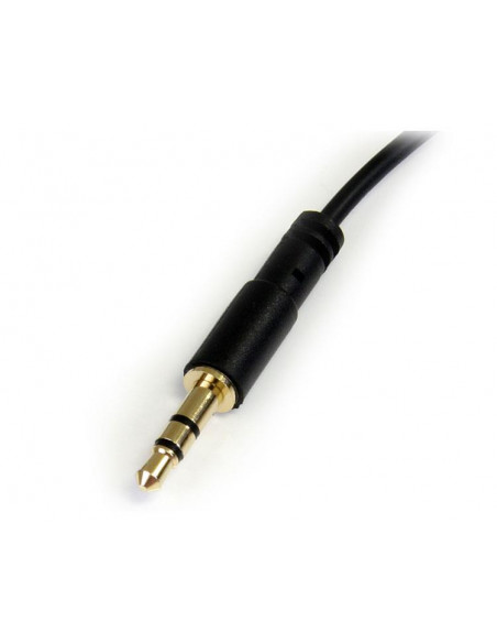 StarTech.com Cavo audio stereo da slim 3,5 mm ad angolare destro 30 cm - M/M