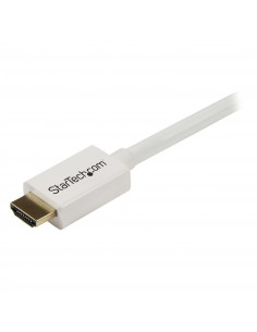 StarTech.com Cavo HDMI ad alta velocità da 3 m - Cavo Ultra HD 4k x 2k a parete CL3 bianco - HDMI a HDMI - M/M 2