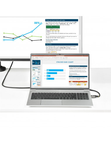 StarTech.com Cavo HDMI 2.1 8K da 3 m - Cavo HDMI certificato ad alta velocità 48Gbps - Cavo video HDMI Ultra HD per Monitor PC/