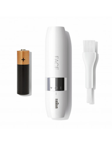 Braun Face FS1000 Mini Depilatore Donna, Depilazione Elettrica Viso, Facile E Veloce, Tocco Finale Per Baffetti, Mento E Guance,