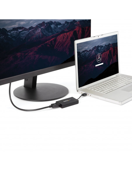 StarTech.com Adattatore da USB 3.0 a DisplaPort - 4K 30Hz Ultra HD - Certificato DisplayLink - Convertitore da USB Type-A a DP p