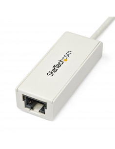 StarTech.com Adattatore di rete NIC USB 3.0 a Ethernet Gigabit RJ45 10/100/1000 Mb/s - M/F Bianco 2
