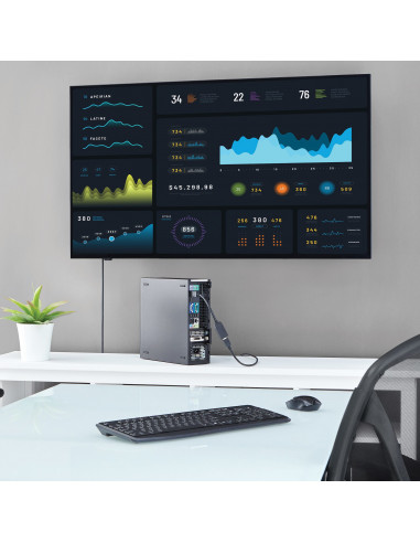 StarTech.com Adattatore DisplayPort a HDMI Attivo 1080p - Convertitore Video DP a HDMI - Adattatore Dongle da DP a HDMI Monitor/