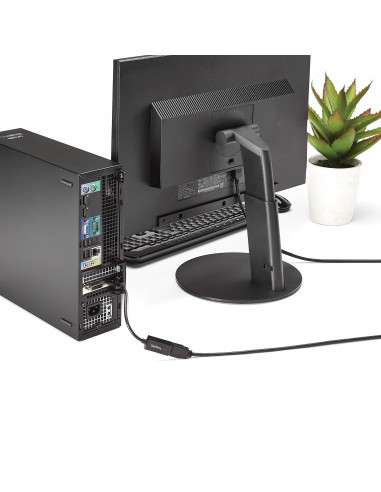 StarTech.com Adattatore DisplayPort a HDMI Attivo 4K 30Hz - Convertitore Video DisplayPort a HDMI - Adattatore Dongle DP a HDMI 