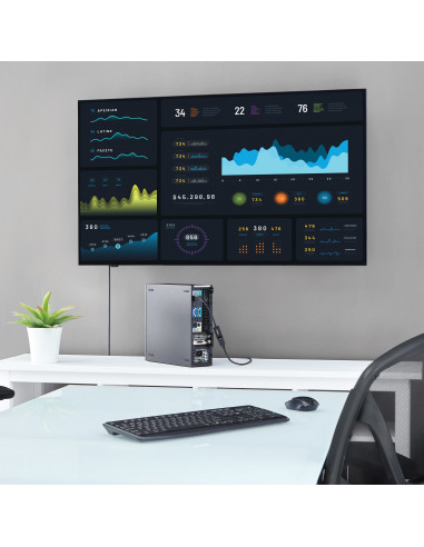 StarTech.com Adattatore DisplayPort a HDMI Attivo 4K 30Hz - Convertitore Video DisplayPort a HDMI - Adattatore Dongle DP a HDMI 