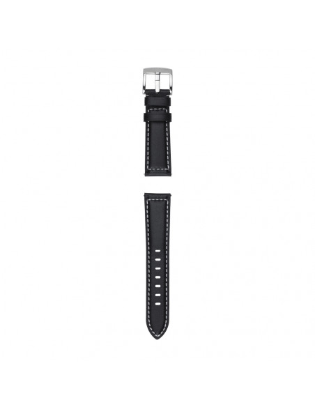 ASUS VivoWatch Strap (HC-S02) Cinghia Nero, Bianco Pelle