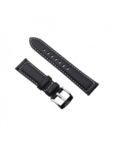 ASUS VivoWatch Strap (HC-S02) Cinghia Nero, Bianco Pelle