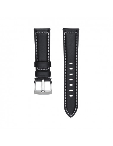 ASUS VivoWatch Strap (HC-S02) Cinghia Nero, Bianco Pelle