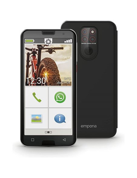 Emporia Smart.5 14 cm (5.5") SIM singola Android 10 4G USB tipo-C 3 GB 32 GB 3550 mAh Nero