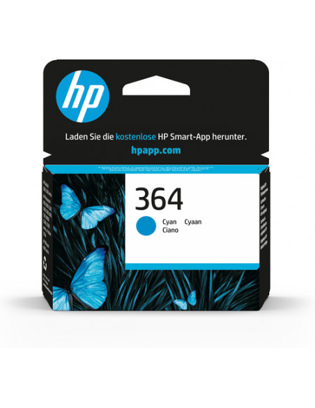 HP Cartuccia originale inchiostro ciano 364
