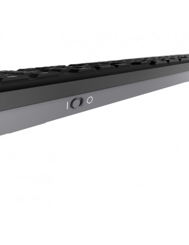 CHERRY Stream Wireless tastiera Universale Wireless a RF + USB QWERTZ Ceco Nero