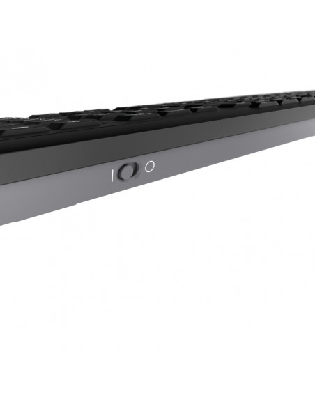 CHERRY Stream Wireless tastiera Universale Wireless a RF + USB QWERTZ Ceco Nero