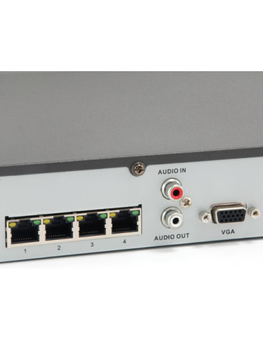 LevelOne NVR-0504 Videoregistratore di rete (NVR) Nero