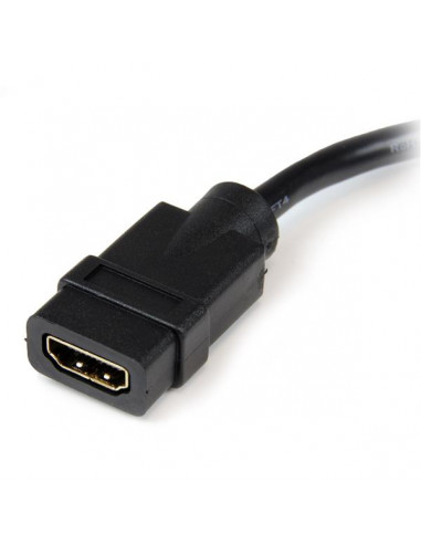 StarTech.com Adattatore cavo video HDMI a DVI-D da 20 cm - HDMI femmina a DVI maschio