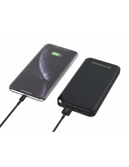 Conceptronic AVIL01B batteria portatile Polimeri di litio (LiPo) 10000 mAh Nero