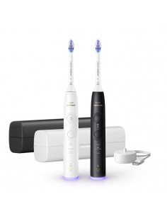 Philips 6500 Series Sonicare spazzolino elettrico sonico con base di ricarica e custodia, 3 livelli di intensità, sensore di pr