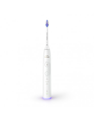 Philips 6500 Series Sonicare spazzolino elettrico sonico con base di ricarica e custodia, 3 livelli di intensità, sensore di pr