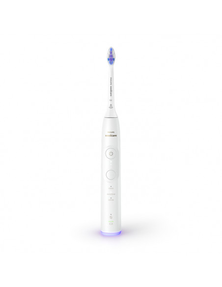 Philips 6500 Series Sonicare spazzolino elettrico sonico con base di ricarica e custodia, 3 livelli di intensità, sensore di pr