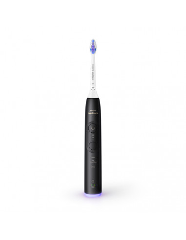 Philips 6500 Series Sonicare spazzolino elettrico sonico con base di ricarica e custodia, 3 livelli di intensità, sensore di pr