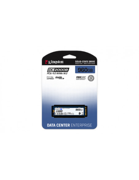 Kingston Technology 960G DC2000B PCIe 4.0 M.2 2280 Enterprise SSD