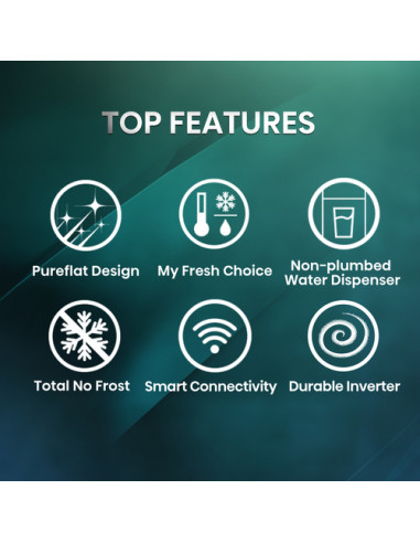 Hisense RQ5P470SMIE frigorifero con congelatore 482 L E Argento, Acciaio inox