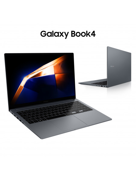 Samsung Galaxy Book4 Laptop, Intel® Core™ 7 150U, 16GB RAM, 512GB SSD, 15.6", Windows 11 Home, Moonstone Gray