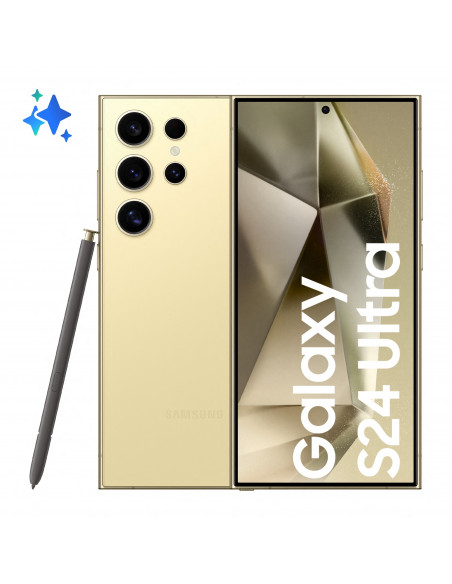 Samsung Galaxy S24 Ultra Smartphone AI, Display 6.8'' QHD+ Dynamic AMOLED 2X, Fotocamera 200MP, RAM 12GB, 256GB, 5.000 mAh, Tita