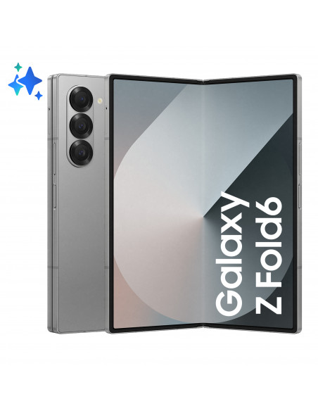 Samsung Galaxy Z Fold6 Smartphone AI, 512GB, RAM 12GB, Display 6,3"/7,6" Dynamic AMOLED 2X, Silver Shadow