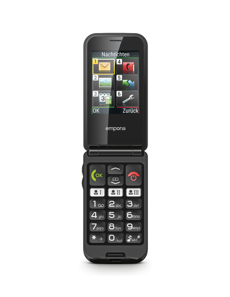 Emporia emporiaTALKglam 6,1 cm (2.4") 94 g Nero Telefono cellulare basico
