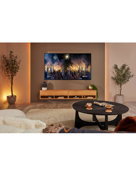 Samsung TV Neo QLED 4K 85” QE85QN90B Smart TV Wi-Fi Titan Black 2022, Mini LED, Processore Neo Quantum 4K, Quantum HDR, Gaming