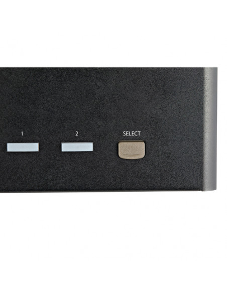 StarTech.com KVM Switch DisplayPort a 2 porte e 4 monitor - 4K 60Hz UHD HDR - KVM per desktop PC 4K DP 1.2 con hub USB 3.0 a 2 p