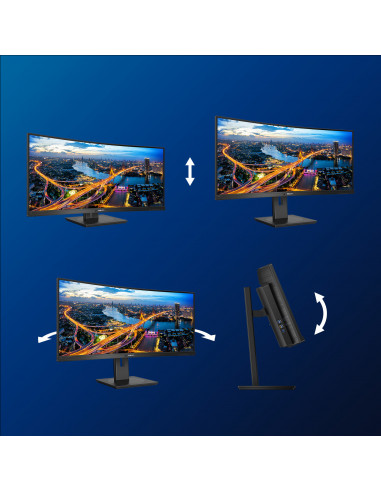 Philips B Line 346B1C/00 Monitor PC 86,4 cm (34") 3440 x 1440 Pixel Quad HD LCD Nero