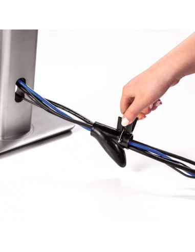 Fellowes CableZip Scrivania Guaina intrecciata per cavi Nero 1 pz