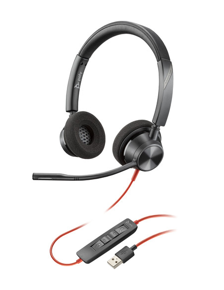 POLY Cuffie Blackwire 3320 USB-A