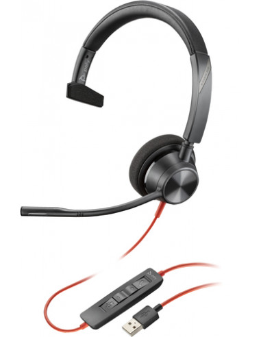 POLY Cuffie Blackwire 3310 USB-A