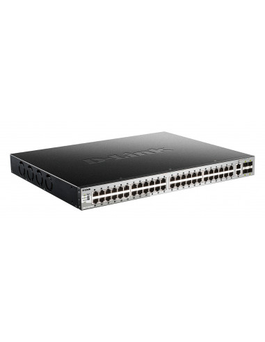 D-Link DGS-3130-54PS/E switch di rete Gestito L3 Gigabit Ethernet (10/100/1000) Supporto Power over Ethernet (PoE) Grigio