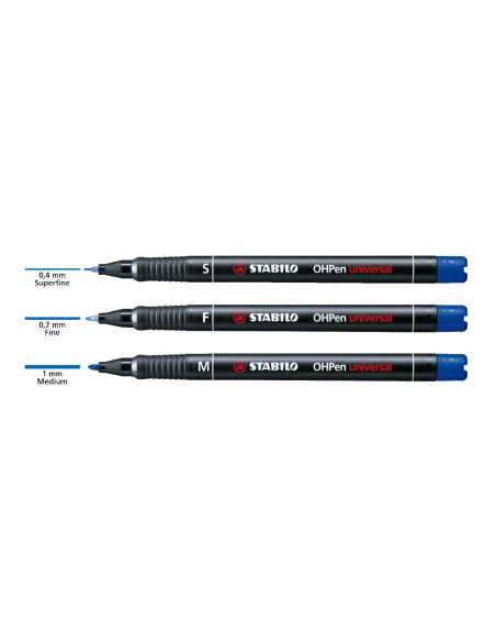 STABILO OHPen universal permanent, 8 Pack marcatore permanente