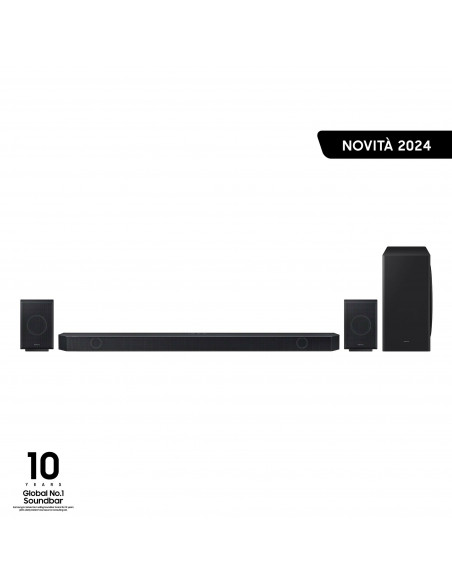 Samsung Soundbar HW-Q930D/ZF Serie Q, 17 Speaker, Wireless Dolby Atmos, Audio a 9.1.4 Canali, Q-Simphony, Alexa integrato e comp