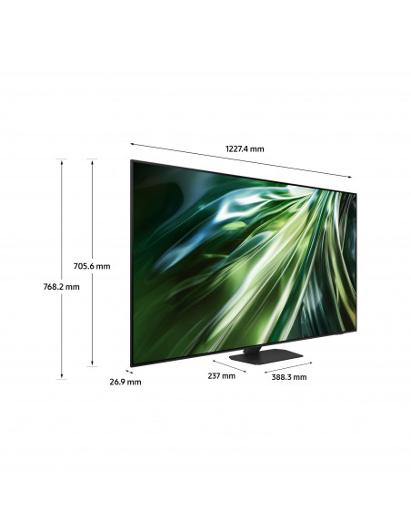 Samsung Smart TV 55” QE55QN90DATXZT Neo QLED 4K Mini LED Titan Black 2024, Processore NQ4 AI GEN2, Tecnologia Quantum Matrix, 