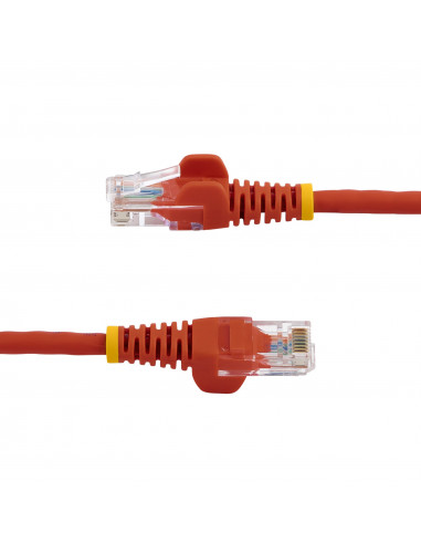 StarTech.com Cavo di rete CAT 5e - Cavo Patch Ethernet RJ45 UTP Rosso da 3m antigroviglio