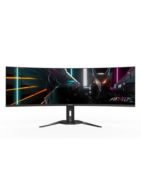 GIGABYTE Monitor da gioco curvo CO49DQ OLED - 5120x1440 (DQHD), 1800R, 144Hz, 0,03ms, KVM, FreeSync Premium Pro, HDMI 2.1
