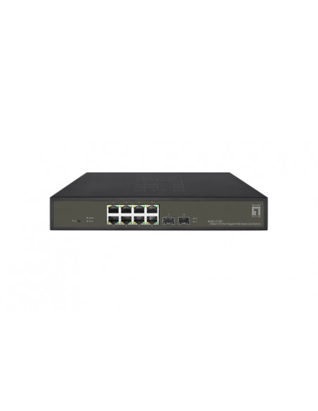 LevelOne GES-2110P switch di rete Gestito L2 Gigabit Ethernet (10/100/1000) Supporto Power over Ethernet (PoE) Nero