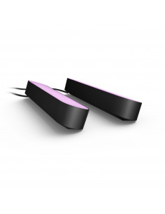 Philips Hue White and Color ambiance Play Kit Base con alimentatore 2 pezzi Nero