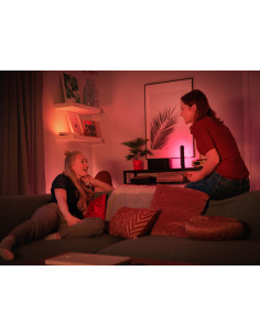 Philips Hue White and Color ambiance Play Kit Base con alimentatore 2 pezzi Nero 2